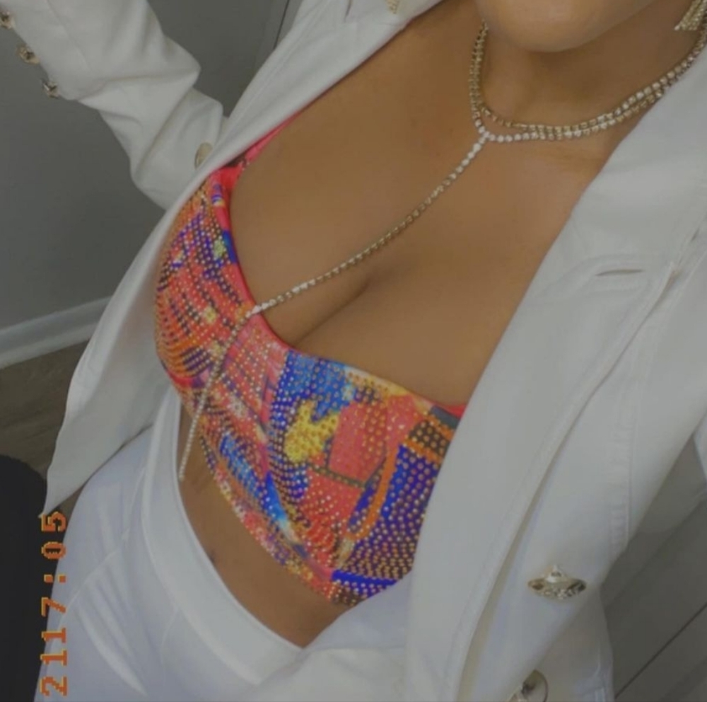 Akira Colorful Rhinestone Corset (M) - Picture 3 of 11
